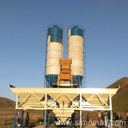 small ready mixing plant hopper batching plant